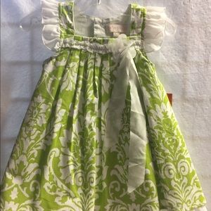 Infant Girl Linen Floral Dress size 18 Months